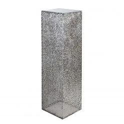 GILDE Dekosäule Purley - Aluminium - Silber