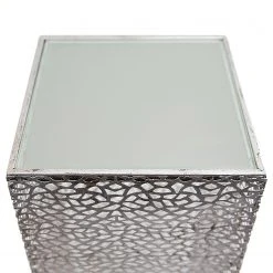 GILDE Dekosäule Purley - Aluminium - Silber -Günstiges Deko Geschäft 1000296493 210930 14022600096 DETAILS P000000001000296493