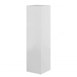 GILDE Dekosäule Solid - Kunstharz - Weiß