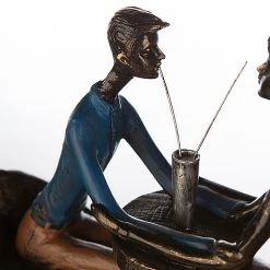 GILDE Skulptur Table for Two - Kunstharz - Bronze -Günstiges Deko Geschäft 1000296531 210930 14022800188 DETAILS P000000001000296531