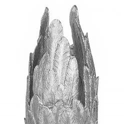 GILDE Vase Feder - Kunstharz - Silber - Durchmesser: 36 cm -Günstiges Deko Geschäft 1000296554 210930 14022900261 DETAILS P000000001000296554