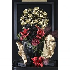 GILDE Skulptur Silence - Kunstharz - Gold / Schwarz -Günstiges Deko Geschäft 1000296555 210930 14022900243 MOOD DETAILS P000000001000296555 mood