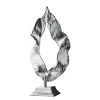 GILDE Dekoobjekt Flamme - Aluminium - Silber - Höhe: 58 cm -Günstiges Deko Geschäft 1000296583 210930 14023100289 IMAGE P000000001000296583
