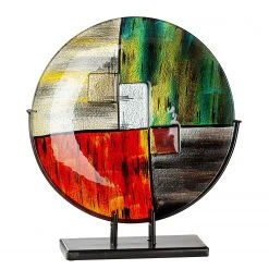 GILDE Dekoobjekt Mirano - Farbglas - Mehrfarbig