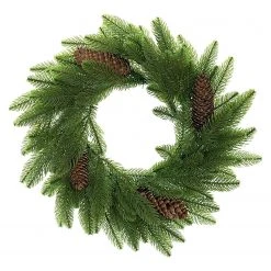 FLHF Adventskranz Homein - Polyester PVC - Braun