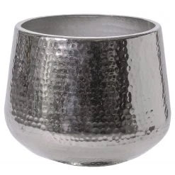 Twentyfour Übertopf Big Silver - Aluminium - Grün