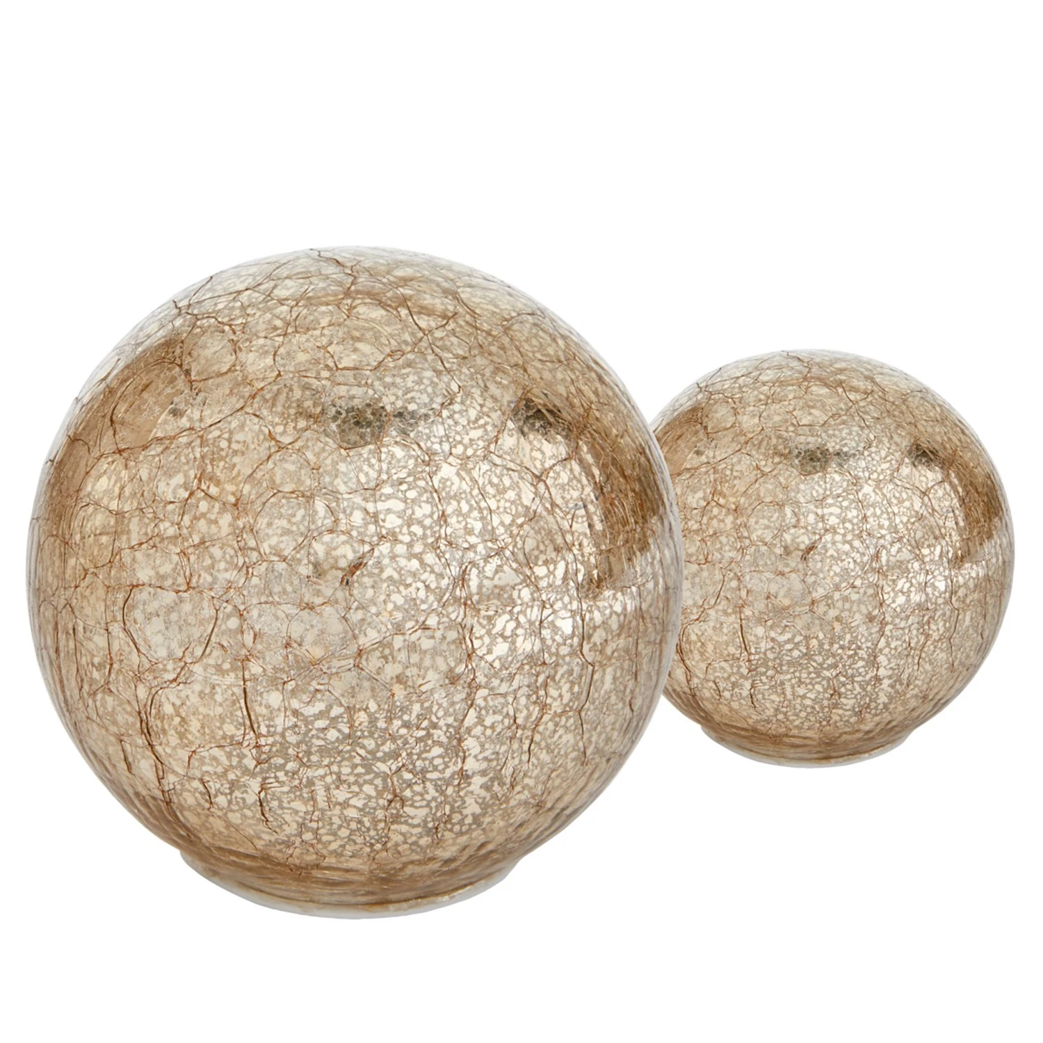 Twentyfour LED-Deko-Kugel Magic Lights (2-teilig) - Glas - Gold 5 Twentyfour LED-Deko-Kugel Magic Lights (2-teilig) - Glas - Gold – Bild 3