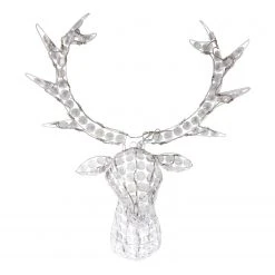 Twentyfour LED-Dekoobjekt Hirschkopf - Metall / Kunststoff - Transparent -Günstiges Deko Geschäft 1000309676 211118 11270500182 DETAILS P000000001000309676