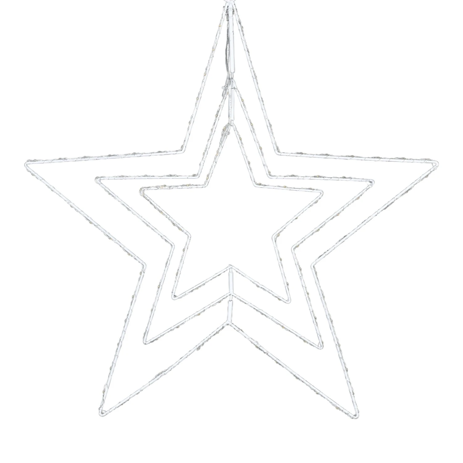 Twentyfour LED-Stern Mobile - Metall - Weiß 3 Twentyfour LED-Stern Mobile - Metall - Weiß