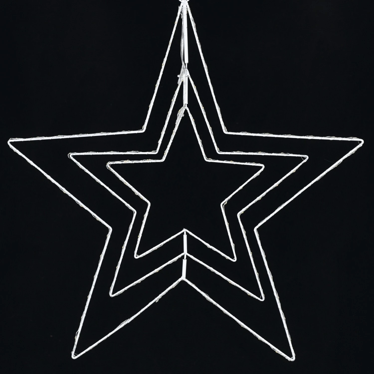 Twentyfour LED-Stern Mobile - Metall - Weiß 8 Twentyfour LED-Stern Mobile - Metall - Weiß – Bild 6
