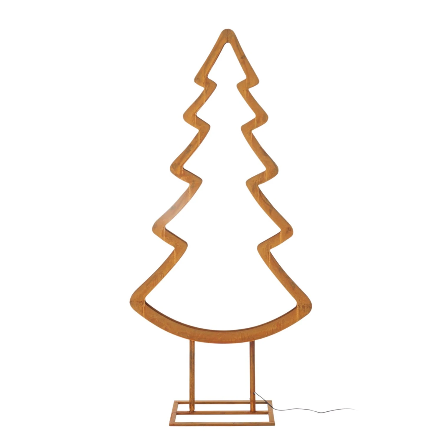 Twentyfour LED-Dekoobjekt Tanne - Metall - Rost 5 Twentyfour LED-Dekoobjekt Tanne - Metall - Rost – Bild 3