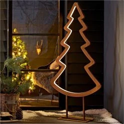 Twentyfour LED-Dekoobjekt Tanne - Metall - Rost 11 Twentyfour LED-Dekoobjekt Tanne - Metall - Rost -Günstiges Deko Geschäft 1000309694 211118 11270800242 MOOD DETAILS P000000001000309694 mood