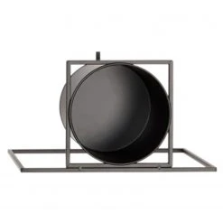 Twentyfour Wand-Objekt Pflanztopf II - Metall - Schwarz -Günstiges Deko Geschäft 1000309701 211118 11273100854 DETAILS P000000001000309701