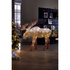 Twentyfour LED-Dekofigur Elch Kjell - Kupfer / Baumwollstoff - Kupfer -Günstiges Deko Geschäft 1000309749 211118 11271500414 MOOD DETAILS P000000001000309749 mood