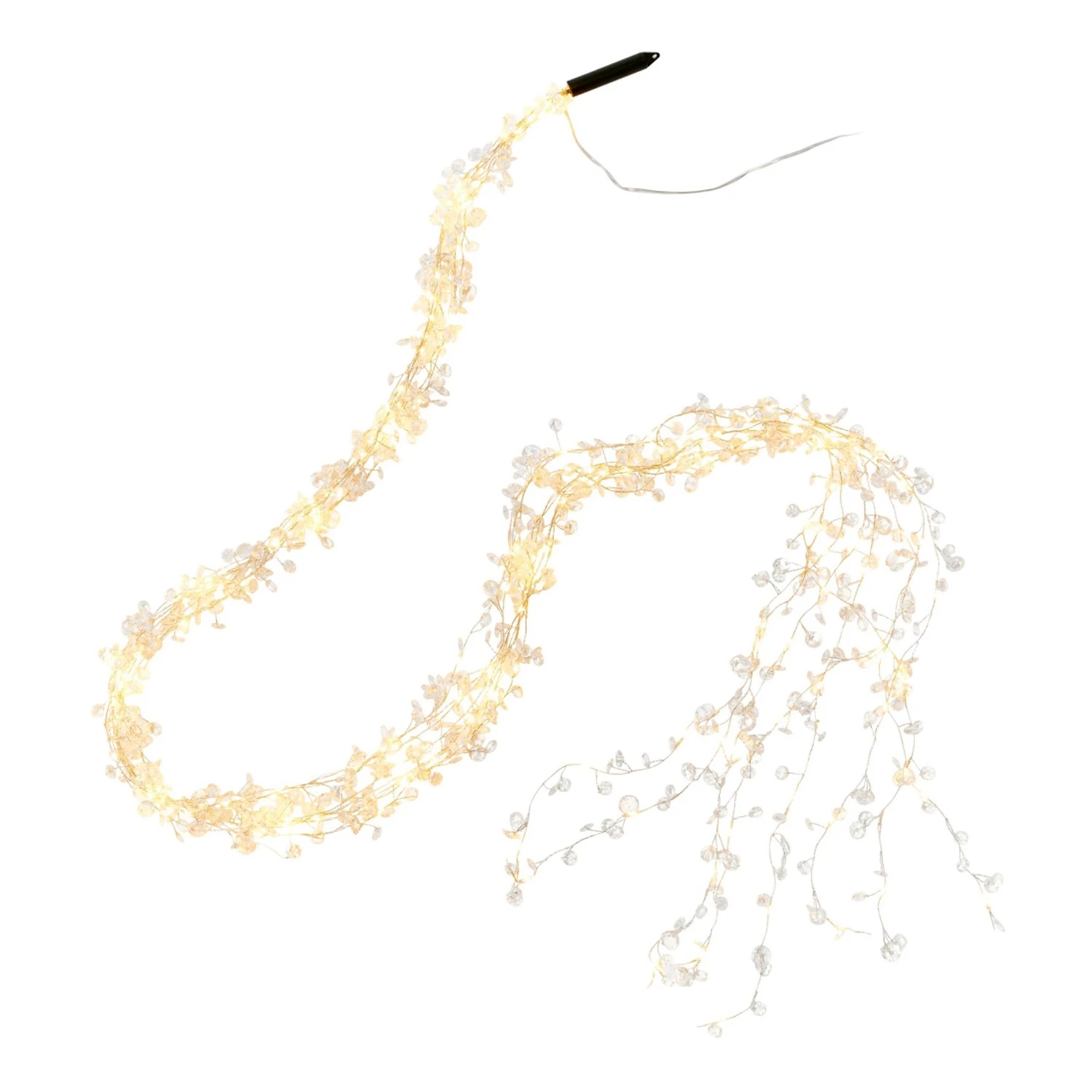 Twentyfour LED-Lichterregen Diamonds - Kupfer - Weiß 3 Twentyfour LED-Lichterregen Diamonds - Kupfer - Weiß