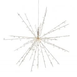 Twentyfour LED-Dekoobjekt Diamonds - Kupfer / Kunststoff - Silber