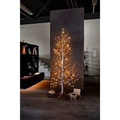 Twentyfour LED-Objekt Baum - MDF - Silber -Günstiges Deko Geschäft 1000309776 211118 11271800496 MOOD DETAILS P000000001000309776 mood