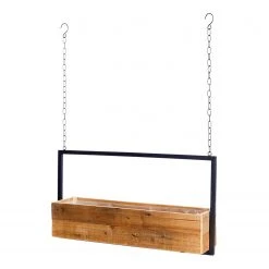 Twentyfour Pflanzenhänger Industrial - Kiefer - Braun / Schwarz