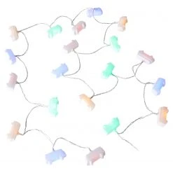 Twentyfour LED-Lichterkette VW-Bus - Milchglas - Mehrfarbig