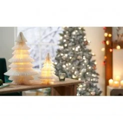 Twentyfour LED-Dekoration Papiertanne - Papier / Kunststoff - Weiß -Günstiges Deko Geschäft 1000309866 211118 11272300635 MOOD DETAILS P000000001000309866 mood