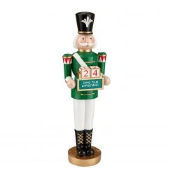 Twentyfour Dekofigur Nussknacker - Polyresin - Grün / Weiß