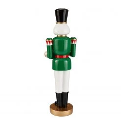 Twentyfour Dekofigur Nussknacker - Polyresin - Grün / Weiß -Günstiges Deko Geschäft 1000309873 211118 11272400664 DETAILS P000000001000309873