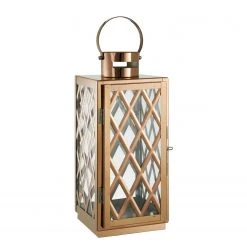 Twentyfour Laterne Shine - Metall - Kupfer