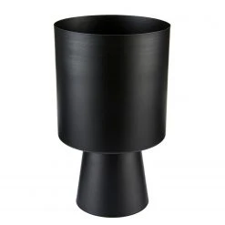 Twentyfour Deko-Übertopf Svala - Eisen - Schwarz