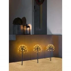 Twentyfour LED-Stecker Eisblumen (3-teilig) - Acryl - Schwarz -Günstiges Deko Geschäft 1000309907 211118 11272700749 MOOD DETAILS P000000001000309907 mood