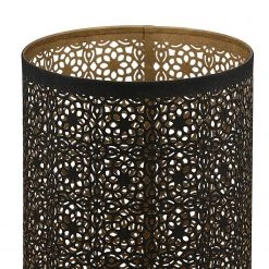GILDE Leuchter Ethno - Eisen - Schwarz - 18cm x 25cm x 18cm -Günstiges Deko Geschäft 1000316807 220104 14524300060 DETAILS P000000001000316807