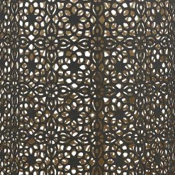 GILDE Leuchter Ethno - Eisen - Schwarz - 18cm x 25cm x 18cm -Günstiges Deko Geschäft 1000316807 220104 14524300071 DETAILS P000000001000316807