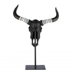 GILDE Skulptur Stier Native - 50 x 69 cm -Günstiges Deko Geschäft 1000316818 220104 14524300095 DETAILS P000000001000316818