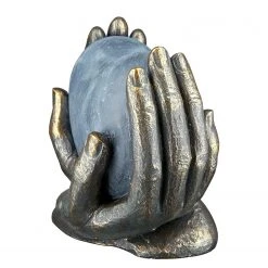 GILDE Skulptur Herz in Händen - Kunstharz - Schwarz - 15cm x 15cm x 10cm -Günstiges Deko Geschäft 1000316820 220104 14524300089 DETAILS P000000001000316820