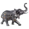 GILDE Skulptur Steampunk Elephant - Kunstharz - Silber - 28cm x 23cm x 14cm -Günstiges Deko Geschäft 1000316821 220104 14524300070 IMAGE P000000001000316821