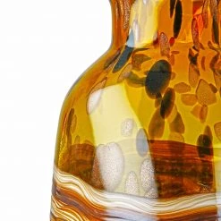 GILDE Vase Noli - Farbglas - Braun - 20cm x 33cm x 20cm - Höhe: 33 cm -Günstiges Deko Geschäft 1000316844 220104 14524500153 DETAILS P000000001000316844