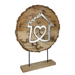 GILDE Standrelief Heimat - Mango - Braun - 36cm x 51cm x 8cm