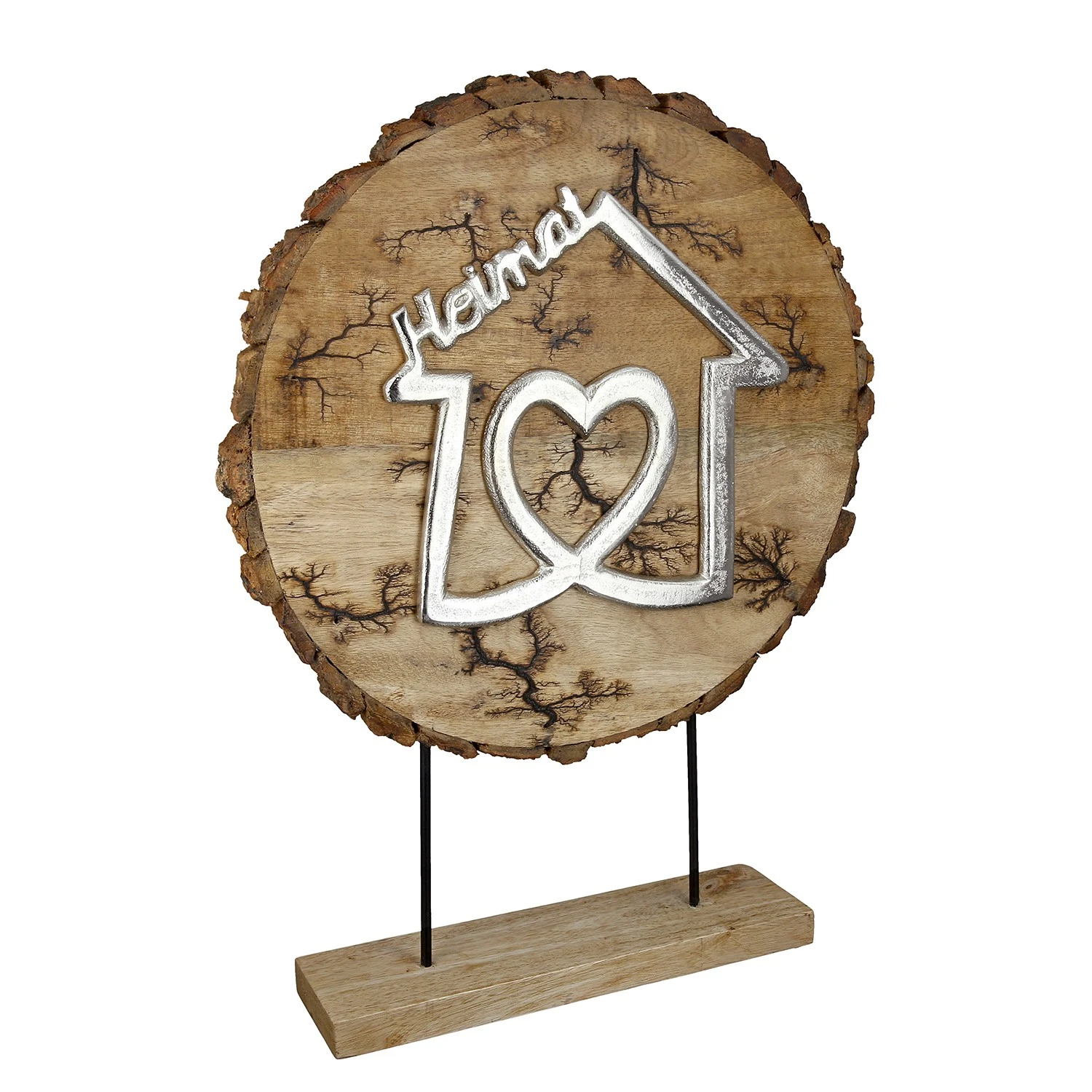 GILDE Standrelief Heimat - Mango - Braun - 36cm x 51cm x 8cm 3 GILDE Standrelief Heimat - Mango - Braun - 36cm x 51cm x 8cm