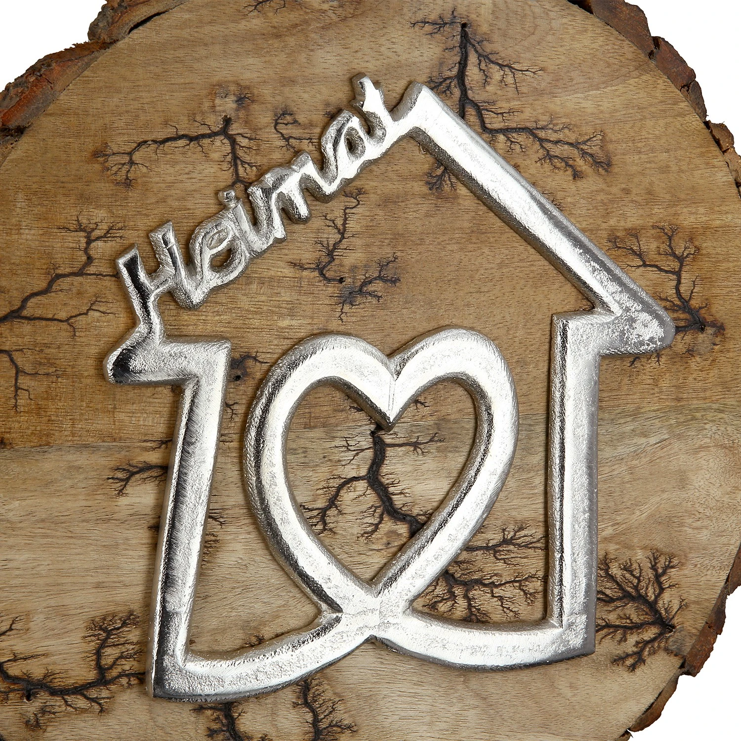 GILDE Standrelief Heimat - Mango - Braun - 36cm x 51cm x 8cm 5 GILDE Standrelief Heimat - Mango - Braun - 36cm x 51cm x 8cm – Bild 3