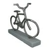 GILDE Fahrrad auf Base - Aluminium - Silber - 35cm x 28cm x 13cm -Günstiges Deko Geschäft 1000316896 220104 14524800262 IMAGE P000000001000316896