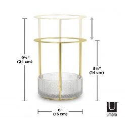 Umbra Vase Tesora - Aluminium / Stahl - Brass - 15,24cm x 25,73cm x 15,24cm 27 Umbra Vase Tesora - Aluminium / Stahl - Brass - 15,24cm x 25,73cm x 15,24cm -Günstiges Deko Geschäft 1000316972 220112 13093200610 SKETCH DETAILS P000000001000316972 sketch