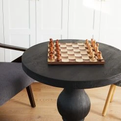 Umbra Schach-Set Wobble - Zink - Walnut - 37,795cm x 11,43cm x 37,795cm 36 Umbra Schach-Set Wobble - Zink - Walnut - 37,795cm x 11,43cm x 37,795cm -Günstiges Deko Geschäft 1000317002 220112 13103500252 DETAILS P000000001000317002