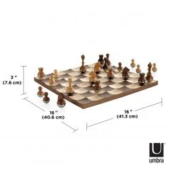 Umbra Schach-Set Wobble - Zink - Walnut - 37,795cm x 11,43cm x 37,795cm 46 Umbra Schach-Set Wobble - Zink - Walnut - 37,795cm x 11,43cm x 37,795cm -Günstiges Deko Geschäft 1000317002 220112 13103600725 SKETCH DETAILS P000000001000317002 sketch