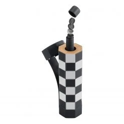 Umbra Schach-Set Rolz - Polyethylen / Buche - Schwarz - 30,48cm x 2,54cm x 30,48cm -Günstiges Deko Geschäft 1000317006 220112 13111300317 DETAILS P000000001000317006