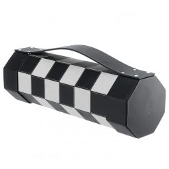 Umbra Schach-Set Rolz - Polyethylen / Buche - Schwarz - 30,48cm x 2,54cm x 30,48cm -Günstiges Deko Geschäft 1000317006 220112 13111300319 DETAILS P000000001000317006