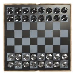 Umbra Schach-Set Natural - Zinn / Eisen - Natura - 35,255cm x 5,715cm x 35,56cm 31 Umbra Schach-Set Natural - Zinn / Eisen - Natura - 35,255cm x 5,715cm x 35,56cm -Günstiges Deko Geschäft 1000317009 220112 13113700374 DETAILS P000000001000317009