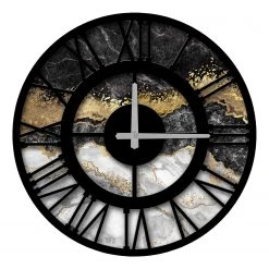 Twentyfour Wanduhr Hersbruck - MDF- Mehrfarbig