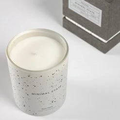 Twentyfour Duftkerze Minimal State - Klarglas - Weiß -Günstiges Deko Geschäft 1000333494 220217 030 DETAILS P000000001000333494