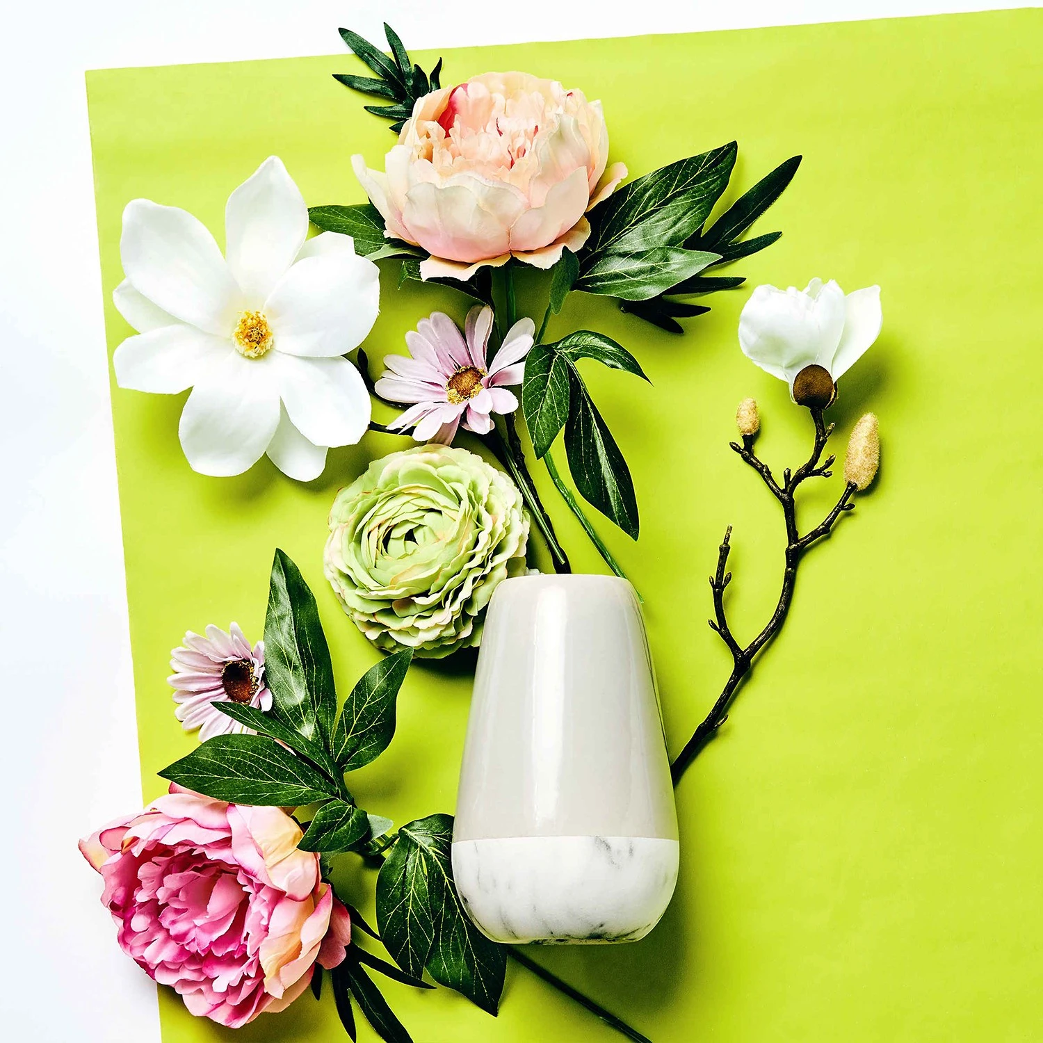 Butlers Vase MARBELLO - Dolomit - Weiß 5 Butlers Vase MARBELLO - Dolomit - Weiß – Bild 3