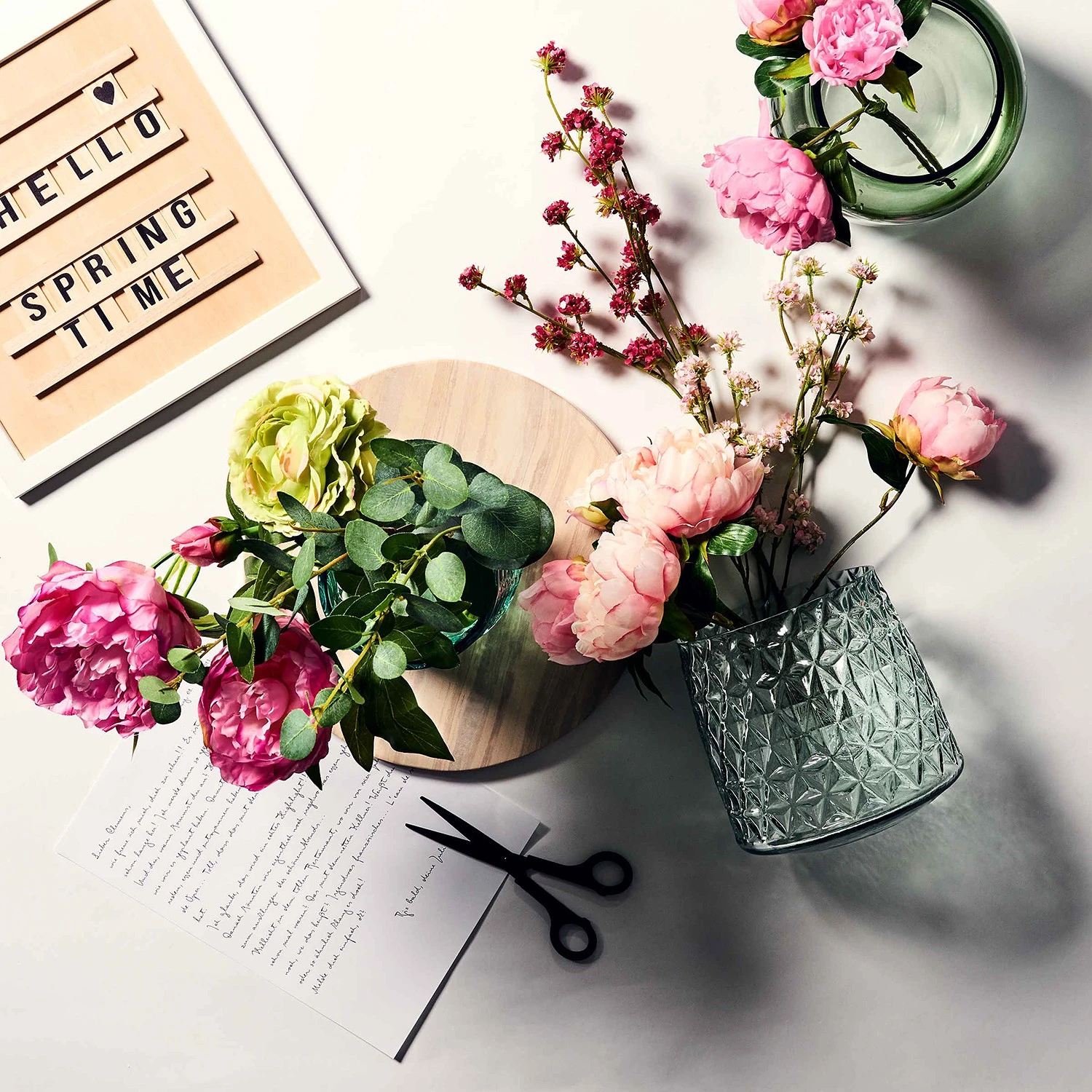 Butlers Vase BEVERLY - Farbglas - Blau 4 Butlers Vase BEVERLY - Farbglas - Blau – Bild 2