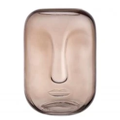 Butlers Vase ANOKI - Farbglas - Hellbraun